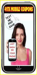 41TX Mobile Coupons - Text & Save